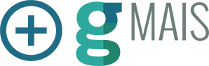 logotipo do g-mais consultoria para grandes redes de negócio